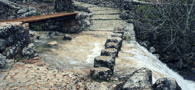 Escaleras del Barranco de Biniaraix